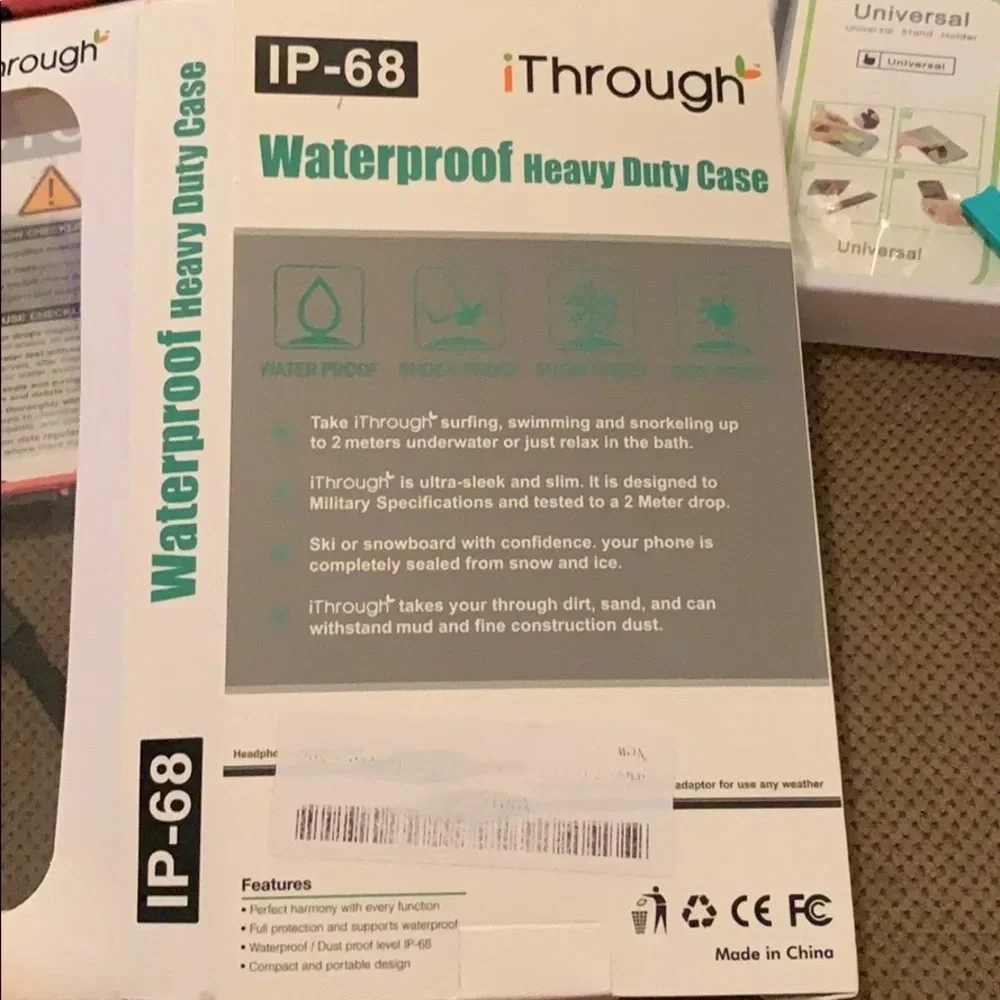 iPhone 7/7s waterproof case - coral